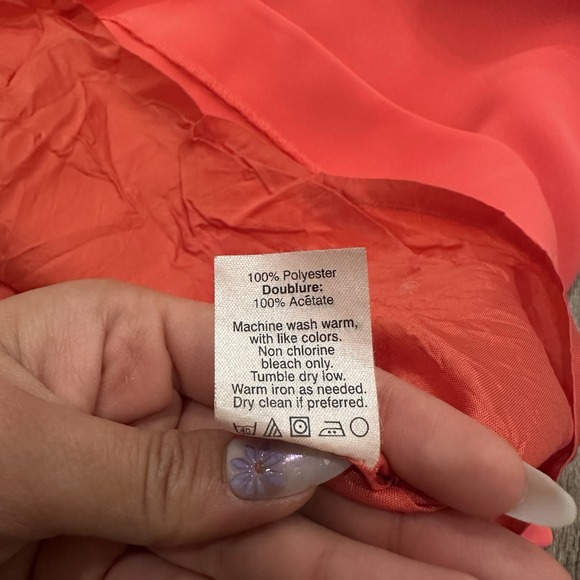 J.Crew Sleeveless Sheath Dress‎ Coral Pink Lined Back Zip Women's Size 4 - Picture 8 of 12